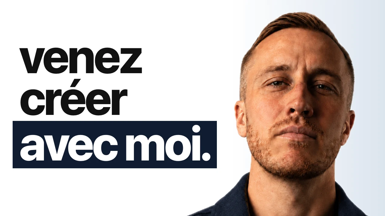 Anthony souriant, venez créer avec moi